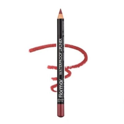 مداد لب ضد آب فلورمار Flormar | مدل Waterproof Lipliner | بافت نرم و ماندگاری بالا | شماره 238 رنگ Pure Rose