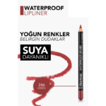 مداد لب ضد آب فلورمار Flormar | مدل Waterproof Lipliner | بافت نرم و ماندگاری بالا | شماره 246 رنگ Rosebush - Image 2