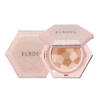 کوشن ضد آفتاب الروئل Elroel | مدل Blending Compact Cushion | دارای SPF و پوشانندگی یکدست | رنگ 23N Natural Beige
