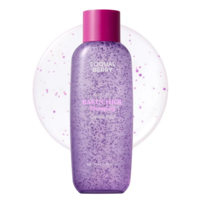 تونر کپسولی ضد چروک و جوانساز اکوال‌بری EQQUALBERRY | مدل Bakuchiol Plumping Toner | پاکسازی ملایم و افزایش انعطاف‌پذیری پوست | ۱۵۰ میل