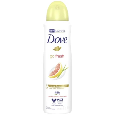 اسپری دئودورانت زنانه داو Dove | مدل Go Fresh | رایحه گریپ‌فروت | ایجاد حس طراوت و انرژی با رایحه مرکبات | ۲۵۰ میل